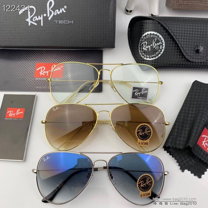 RAYBAN雷朋 3026 漸變玻璃鏡片 太陽鏡 高端大氣上檔次 男女同款   lly1111